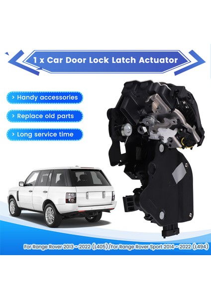 Land Rover Range Rover Sport L405 L494 2014-2022 Sol Arka Kapı Mandalı Kilit Aktüatörü LR078749 (Yurt Dışından) fırsatları