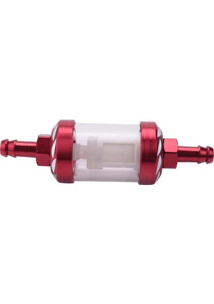 Alüminyum Alaşımlı Cam Motosiklet Gaz Yakıt Benzin Yağ Filtresi Motosiklet Aksesuarları Atv, Motosiklet, Motokros, Kırmızı (Yurt Dışından) fırsatları