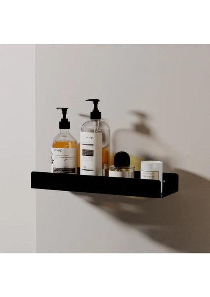 Şık Siyah Metal Banyo Rafı, Duş ve Şampuanlık Düzenleyici modelleri