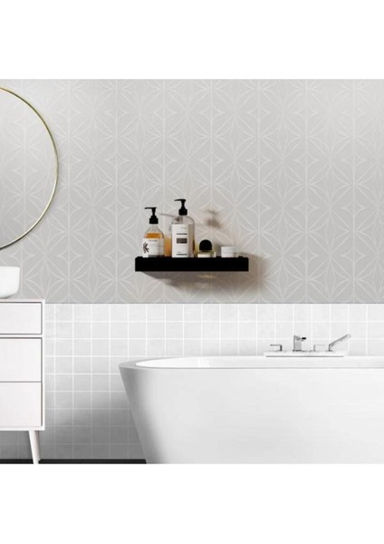 Şık Siyah Metal Banyo Rafı, Duş ve Şampuanlık Düzenleyici indirimleri