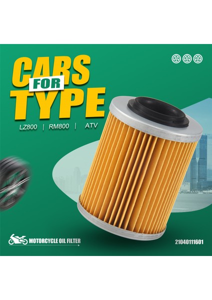 Odes LZ800 RM800 800 Atv Utv Liangzi Sıde By Sıde Dominator Raider Assailant Motor 21040111601 Için Uygun Yağ Filtresi (Yurt Dışından) fırsatları