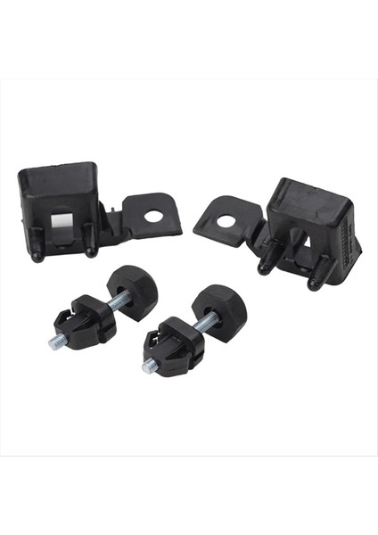 Ford Için Sol Sağ Far Montaj Braketi ve Kaput Tamponu Durdurucu Takımı (Yurt Dışından)