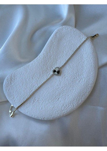 Lazer Kesim Kalp Su Yolu Bileklik