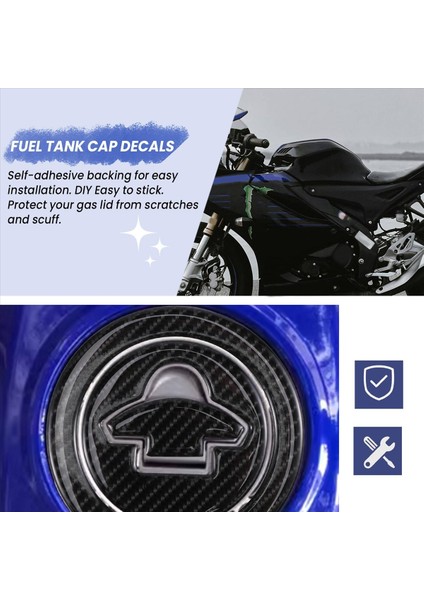 Yamaha Yzf-R3 R25 R15 Mt-03 Için Motosiklet Yakıt Deposu Kapağı Çıkartması (Yurt Dışından) fırsatları