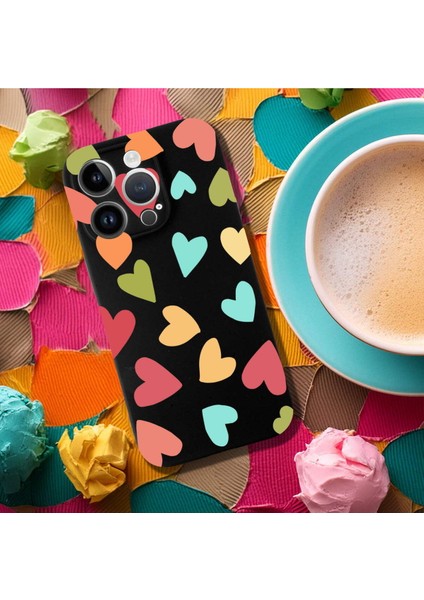 iPhone 14 Pro Max ile Uyumlu Tropikal Kalpler (0214B) Tasarımlı Siyah Lansman Kılıf fırsatları