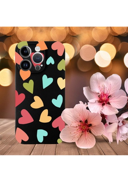 iPhone 14 Pro Max ile Uyumlu Tropikal Kalpler (0214B) Tasarımlı Siyah Lansman Kılıf indirimleri