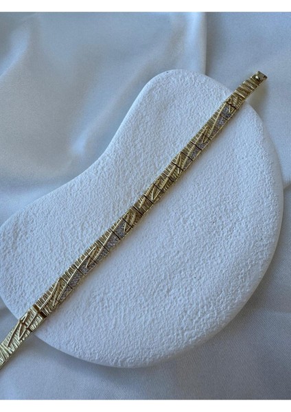 Gold, Taşlı Zarif Premıum Bileklik fiyatları