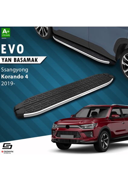 Ssangyong Korando Evo Krom Yan Basamak 183 Cm 2019 Üzeri A+ Kalite