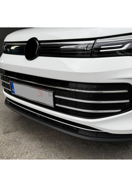 VW Tiguan 3 Krom Ön Tampon Çıta Seti 7 Prç. 2024 Üzeri A+ Kalite