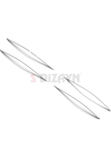 VW Tiguan 3 Krom Ön Tampon Çıtası 6 Prç. 2024 Üzeri A+ Kalite