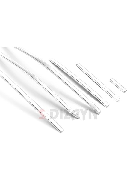 VW Tiguan 3 Krom Ön Tampon Çıtası 6 Prç. 2024 Üzeri A+ Kalite