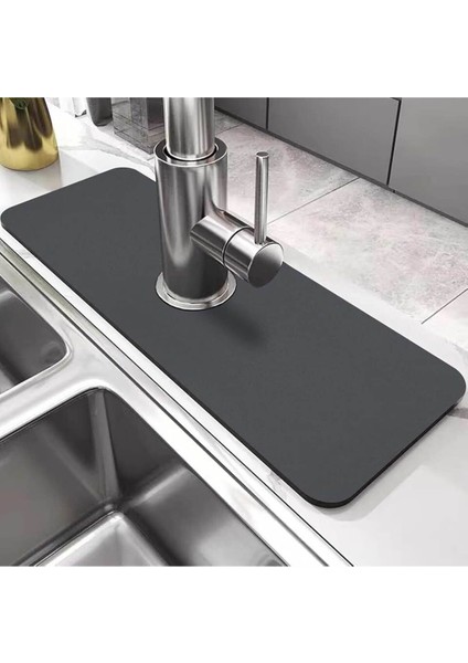 Iki Renkli Raf ve Su Emici Mat Seti, Mutfak ve Banyo Için Pratik Çözüm