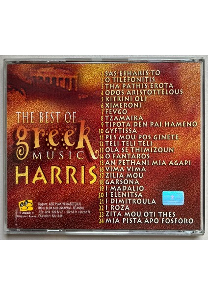 The Best Of Greek Music Harris CD (Orijinal Dönem Baskı Cd) fiyatları