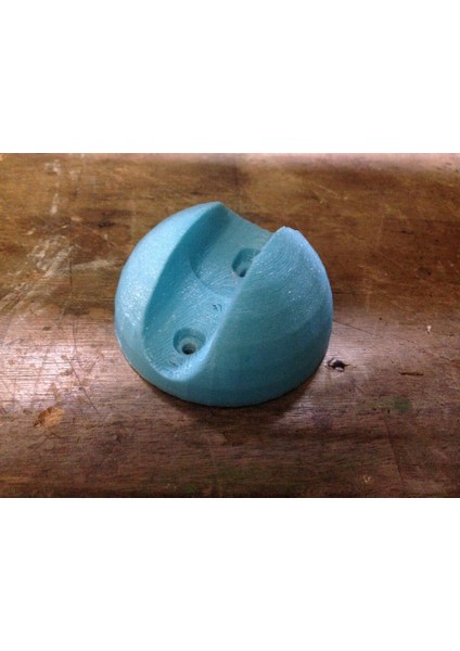 Mavi Duş Tutucu, Plastik Malzeme, Güçlü ve Dayanıklı, Kolay Montaj