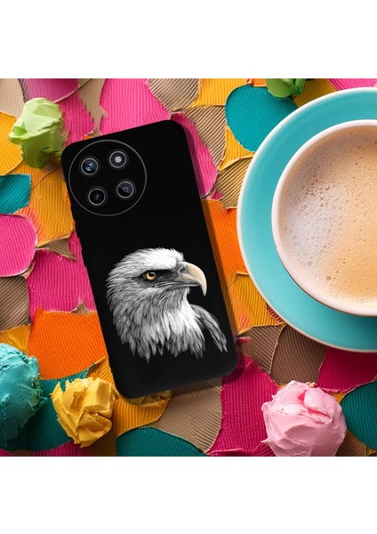 Realme 11 ile Uyumlu Kartal (0214C) Tasarımlı Siyah Lansman Kılıf fırsatları