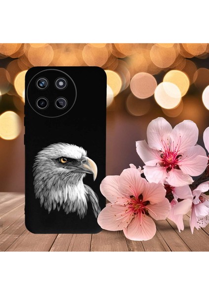 Realme 11 ile Uyumlu Kartal (0214C) Tasarımlı Siyah Lansman Kılıf indirimleri