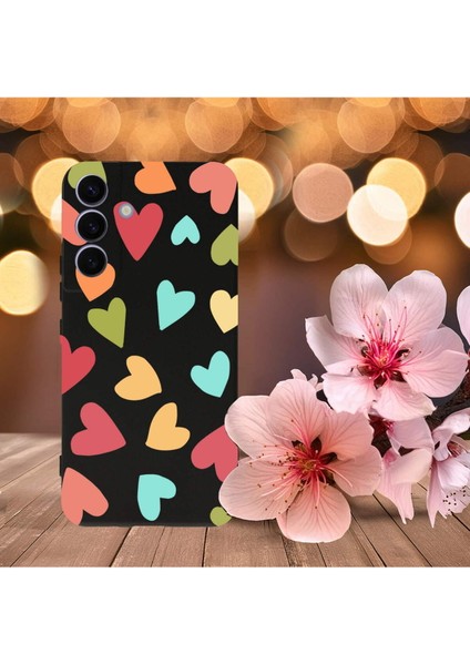 Samsung Galaxy S24 ile Uyumlu Tropikal Kalpler (0214B) Tasarımlı Siyah Lansman Kılıf indirimleri