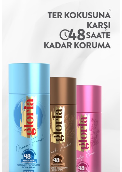 Kadın Deodorant Set 3X150 ml ( Dark Amber - Lady Boss - Ocean Fresh ) fiyatları