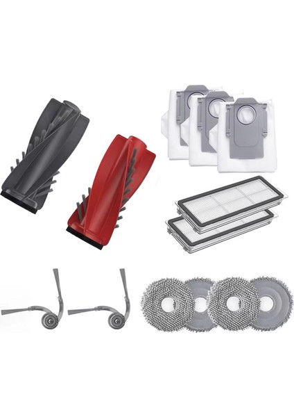 Roborock Qrevo Curv Aksesuar Ana Yan Fırça Paspas Bezi Hepa Filtre Toz Torbası Yedek Parçalar Robotlu Süpürge (Yurt Dışından) fiyatları