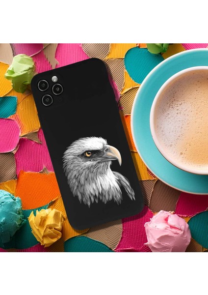iPhone 11 Pro ile Uyumlu Kartal (0214C) Tasarımlı Siyah Lansman Kılıf fırsatları