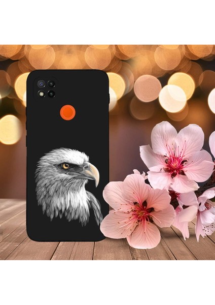 Xiaomi Redmi 10A ile Uyumlu Kartal (0214C) Tasarımlı Siyah Lansman Kılıf indirimleri