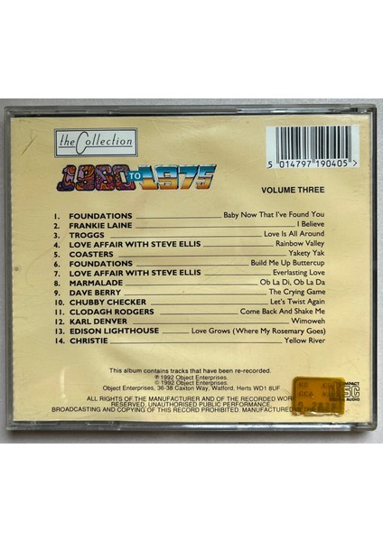 15 Years Hits Volume 3 CD (Orijinal Dönem Baskı Cd) fiyatları
