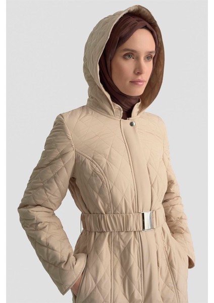 Kemerli Kapitone Kaban 25KT706 Bej modelleri