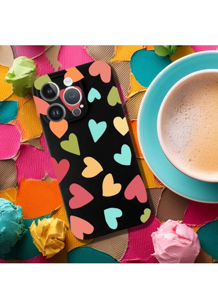 iPhone 15 Pro ile Uyumlu Tropikal Kalpler (0214B) Tasarımlı Siyah Lansman Kılıf fırsatları