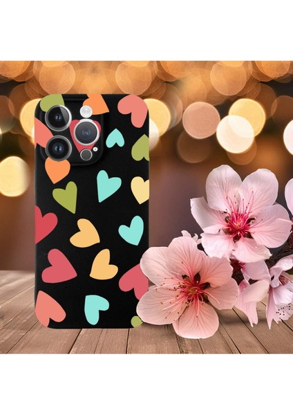 iPhone 15 Pro ile Uyumlu Tropikal Kalpler (0214B) Tasarımlı Siyah Lansman Kılıf indirimleri