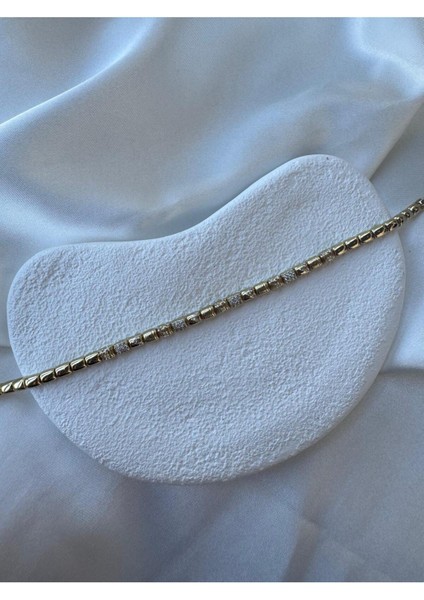 Vip Zirkon Taşlı Boru Plaka Model Bileklik modelleri