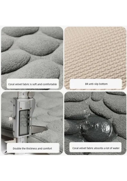 Renkli Kaydırmaz Banyo Paspası, Yumuşak ve Güvenli Tasarım fırsatları