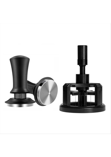 58MM Döner Kahve Tozu Iğnesi ve Toz Çekici Wdt Alet Seti Espresso Kahve Karıştırıcı Dağıtıcı (Yurt Dışından)