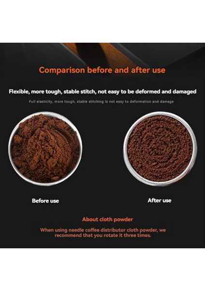 58MM Döner Kahve Tozu Iğnesi ve Toz Çekici Wdt Alet Seti Espresso Kahve Karıştırıcı Dağıtıcı (Yurt Dışından) modelleri