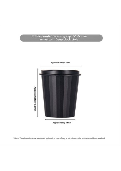 Kahve Makinesi Makinesi Toz Eleği Toz Halkası Kahve Öğütücü Eleği B Için 51/53MM Alüminyum Alaşımlı Kahve Dozaj Kabı (Yurt Dışından) modelleri