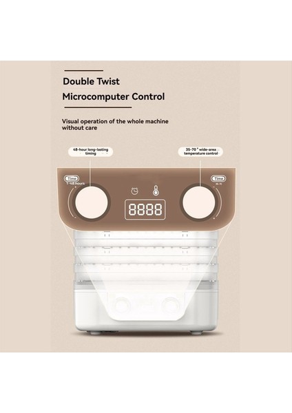 Meyve/et/atıştırmalıklar Için Gıda Kurutma Makinesi Ayarlanabilir Zamanlayıcı ve Sıcaklık Kontrolü Ev Kullanımına Uygun Abd Fişi (Yurt Dışından) fırsatları