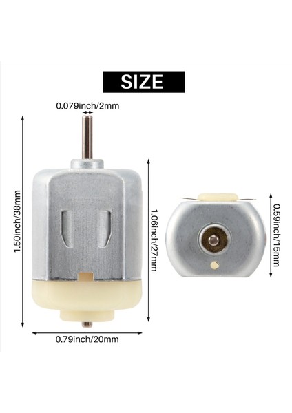 Dc 1.5V - 3V Mini Elektrik Motoru 18000 Rpm, Dıy Oyuncak Hobi (Yurt Dışından) fiyatları