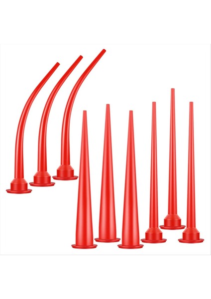 Kazanma Nozul Plastik Kalafat Nozul Aplikatör Kaldırıcı Uzatma Aracı Kavisli Kazanma Meme Uzun Kaldırma Nozumu 9 Pcs (Yurt Dışından)
