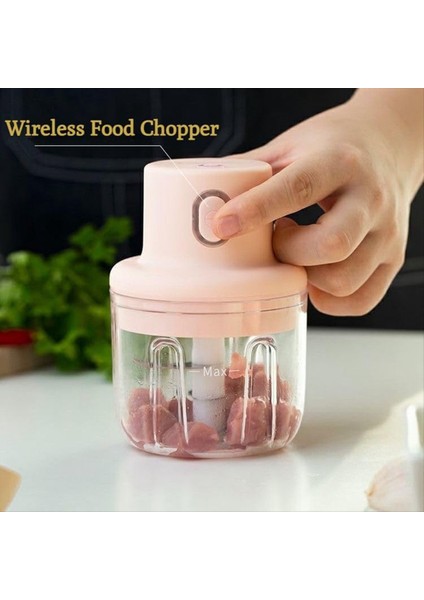 Kablosuz Gıda Doğrayıcı, Gıda Doğrayıcı Sarımsak Ezici, Elektrikli Sarımsak Ezici, Mini Sarımsak Ezici Büyük (Yurt Dışından) fırsatları