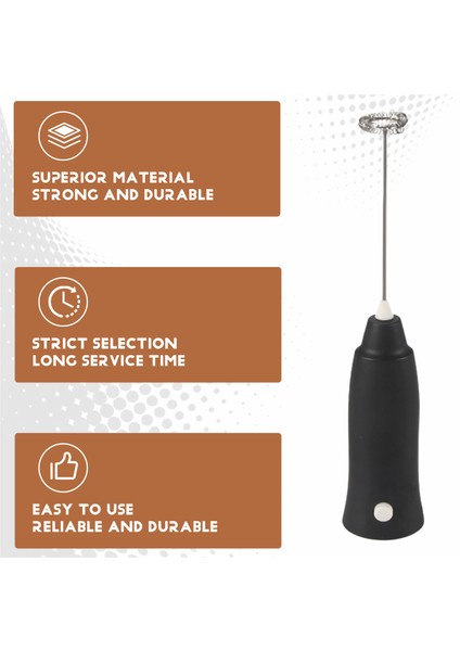 El Mikseri Süt Köpürtücü Otomatik Elektrikli Içecek Köpürtücü Krem Çırpıcı Pişirme Karıştırıcı Kahve Yumurta Çırpıcı, Siyah (Yurt Dışından) fırsatları