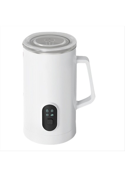 4'ü 1 Arada Elektrikli Süt Köpürtücü 400W 590ML Sıcak ve Soğuk Süt Köpürtücü Sessiz Çalışma Paslanmaz Çelik Süt Abd Fişi B (Yurt Dışından)