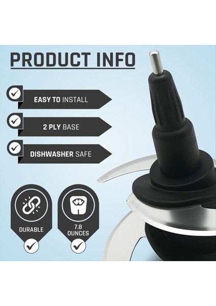 Ninja Blender Bıçağı Için Doğrama Bıçağı Yedeği, Ninja Gıda Işlemcisi Kasesi 64 Oz/8 Bardak ve 72 Oz/9 Bardak, 4 Bıçak (Yurt Dışından) fiyatları