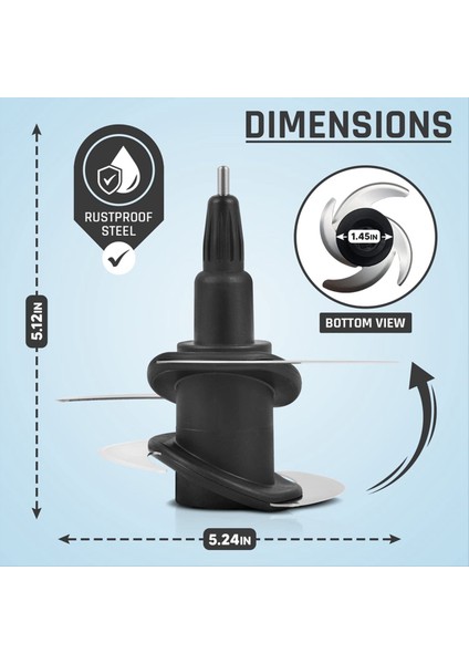 Ninja Blender Bıçağı Için Doğrama Bıçağı Yedeği, Ninja Gıda Işlemcisi Kasesi 64 Oz/8 Bardak ve 72 Oz/9 Bardak, 4 Bıçak (Yurt Dışından) modelleri