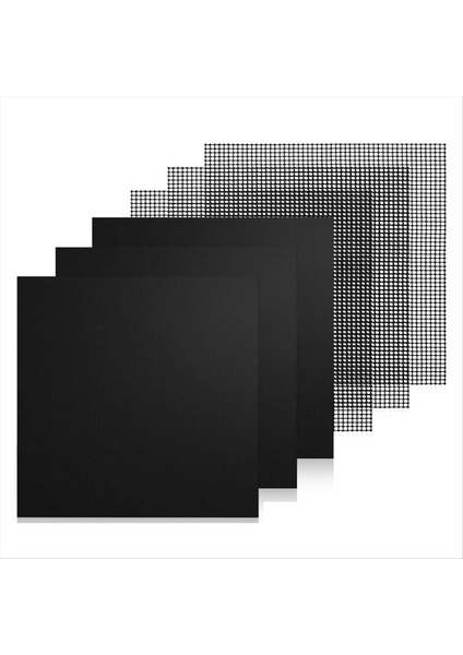 Ninja Için 6 Adet Yeniden Kullanılabilir Fritöz Kaplaması, Fırın Altı Için 12X12 Inç Yapışmaz Kaplama, Fırınlama/mikrodalga Fırın Kullanımı Için (Yurt Dışından)