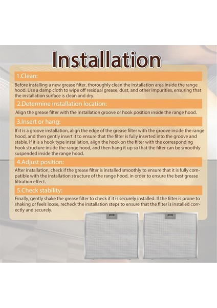 2 Adet WB02X27203 Ge Davlumbaz Için Davlumbaz Yağ Filtresi JVX5360DJ1BB JVX5360DJ1WW JVX5360SJ1SS JVX5365SJ1SS (Yurt Dışından) fiyatları