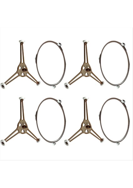 Mikrodalga Fırın Tepsisi Rulo Halkası Eşit Isı Dağılımı Için Sağlam Döner Tabla Standı Kolay Kurulum Mikrodalga Fırın Aksesuarı (Yurt Dışından)