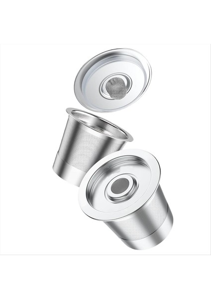 Geri Dönüşümlü Kahve Kapsüllü Kahve Makinesi / Filtre Ekranlı Paslanmaz Çelik Tek Delikli Kahve Makinesi Kahve Kapsüllü Bardak (Yurt Dışından)