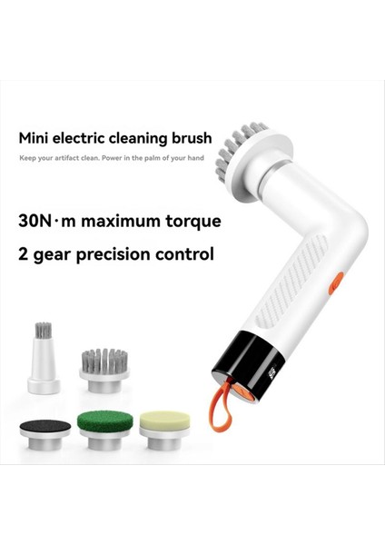 Elektrikli Temizleme Fırçası Çok Fonksiyonlu Ev Mutfak Tencere Fırçası Elde Taşınabilir Otomatik Temizleme Fırçası Siyah (Yurt Dışından) fırsatları