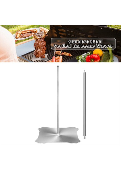 Barbekü Şiş Paslanmaz Çelik Dikey Et Şiş Standı Şiş Iç ve Dış Mekan Fırın Izgaraları Için Barbekü Izgarası (Yurt Dışından) fiyatları