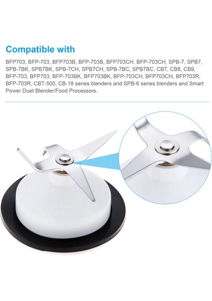 Kitchenaid 4 Yapraklı Blender Bıçağı ve Blender Bağlantı Parçası (Anahtarlı) Için Blender Yedek Parça Seti (Yurt Dışından) fiyatları