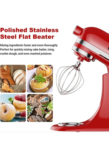 Kitchenaid 4,5-5 Qt Mikser Kabı Için Dökme Kalkanı ve Kitchenaid Stand Mikser Aksesuarları Için 6 Tel Çırpıcı (Yurt Dışından) fiyatları